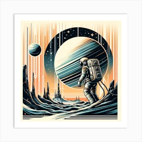 Saturn 9 Art Print