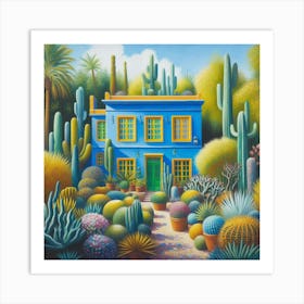 Cactus House Art Print