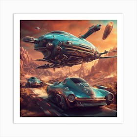 Spaceships Art Print