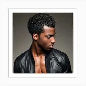 Black Hair Male Ebony Dark Color Style Hairstyle Texture Tresses Locks Mane Strand Curl (1) Art Print