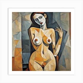 Picaso Naked Woman 7 Art Print