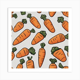 Carrots 40 Art Print