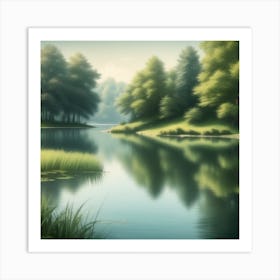 Landscape Painting 231 Art Print