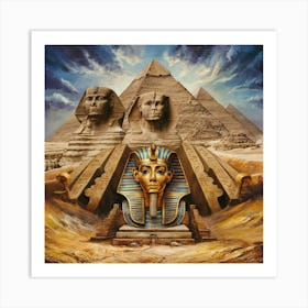 Egyptian Pyramids 7 Art Print