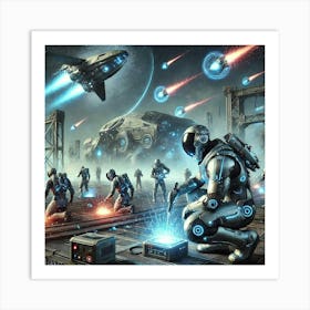 Cosmic Engineers Art Print