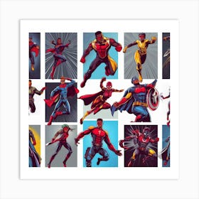 superhero 1 Art Print