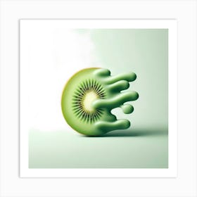 Kiwi Fruit Art Print