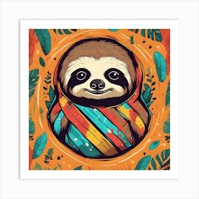 Sloth Art Print