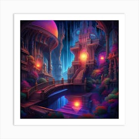 Fantasy City Art Print