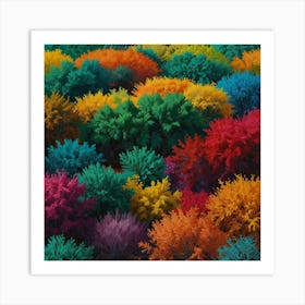 Colorful Nature Painting Art Print 3 1 Art Print