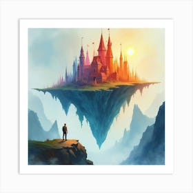 Castle In The Sky Art Print