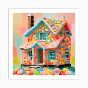 House Made of Candy Art Print