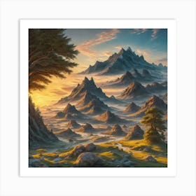 Mountain Art Print