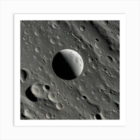 Moon'S Surface 2 Art Print