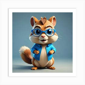 Chipmunk 33 Art Print