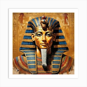 Pharaoh Of Egypt Art Print