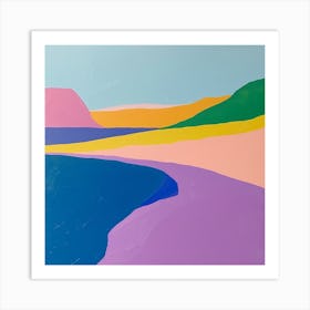 Abstract Travel Collection Bahamas 1 Art Print