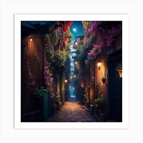 Walk Down The Dream Alley Art Print