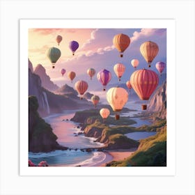 Hot Air Balloons 1 Art Print