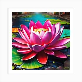 Lotus Flower 48 Art Print