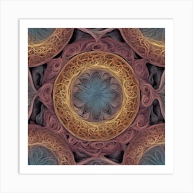 Abstract Fractal Pattern Art Print