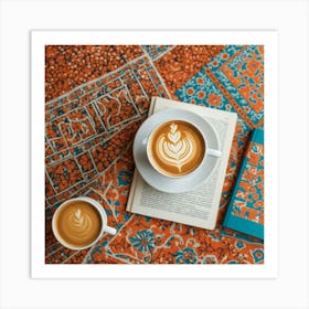 Coffee And Book 21 Art Print