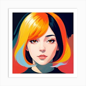 Portrait Of A Girl 2 Art Print