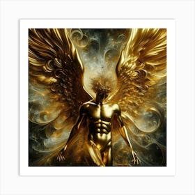 Golden Angel 6 Art Print