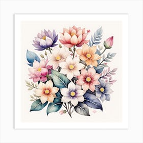 Enchanting Bouquet Art Print