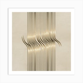 Wavy Lines Art Print