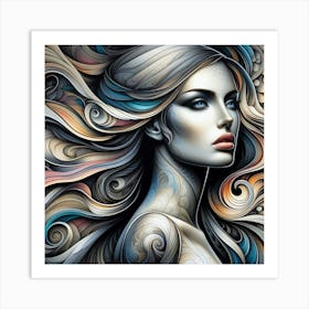 The femme fatale 1 Art Print