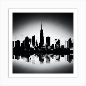 New York City Skyline 50 Art Print