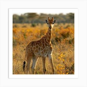 Giraffe 106 Art Print