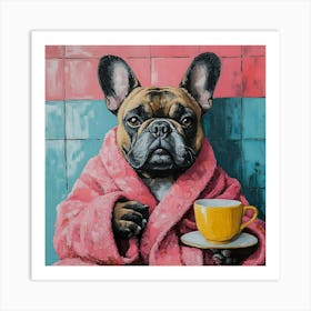 Leisure Frenchie Morning 11 Art Print