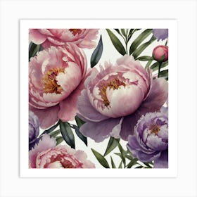 Peonies 2 Art Print