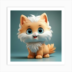 Cute Kitten 11 Art Print