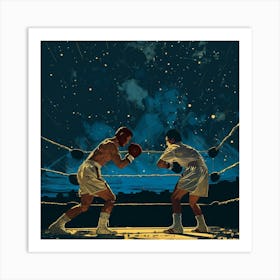 Boxing Ring Art Print