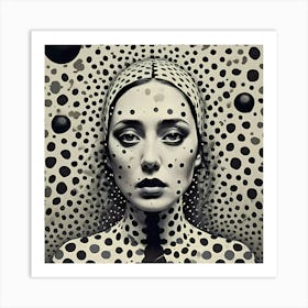 Lady Of Dots Abstract Poster Artwork Art Print