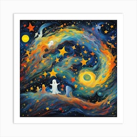 Ghosts In The Night Sky Art Print