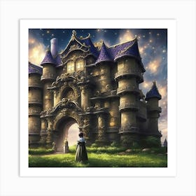 The magical castle of enchanted dreams Art Print