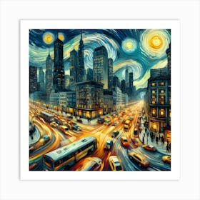 Starry Night 15 Art Print