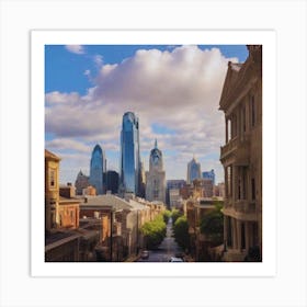 Philadelphia Skyline 1 Art Print