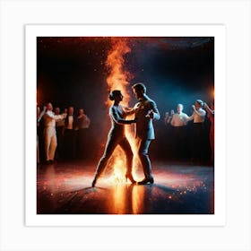 Dance Of Flames 1 Art Print