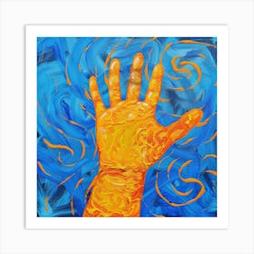 Hand Of Fire 1 Art Print