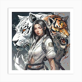 Tigers Essence Art Print