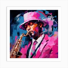 Jazz Musician Art Print