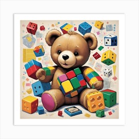 Teddy Bear Art Print