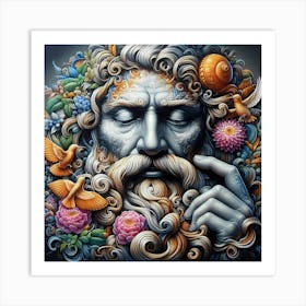 God Of The Sea Art Print