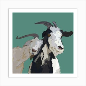 Old Goats Art Print