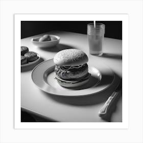 Burger 10 Art Print